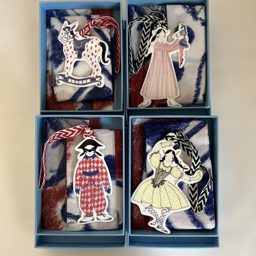 【新品】 ウエッジウッド ホリディオーナメント 4点セット