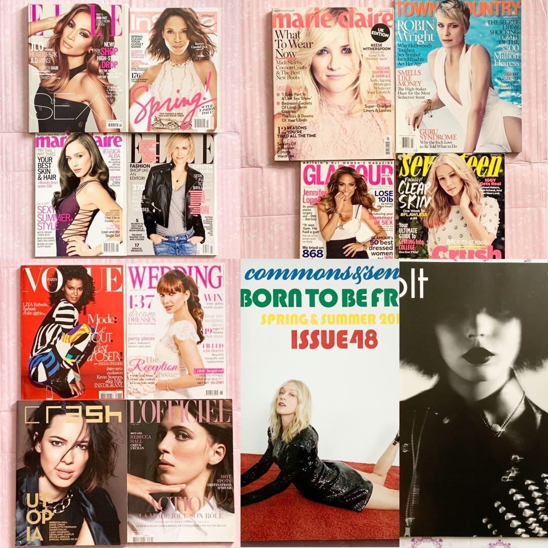 洋雑誌14点セット InStyle ELLE MarieClaire