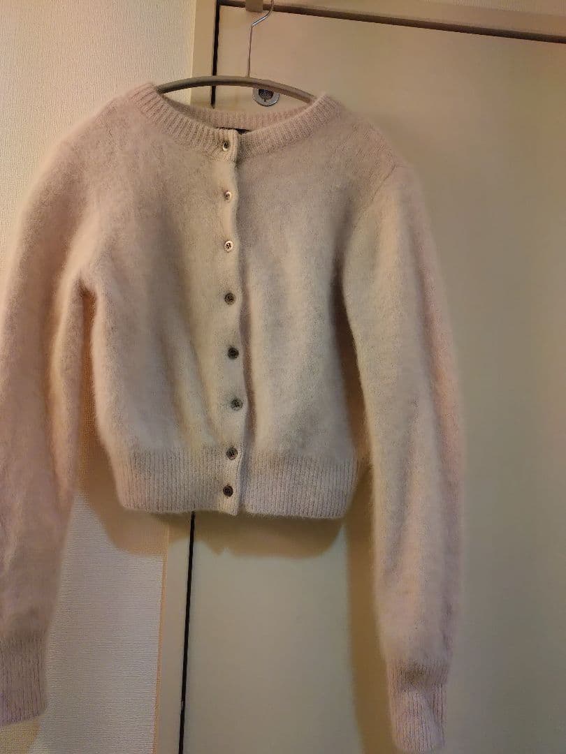 アニュアンス ラクーンフォックスショートカーディガン