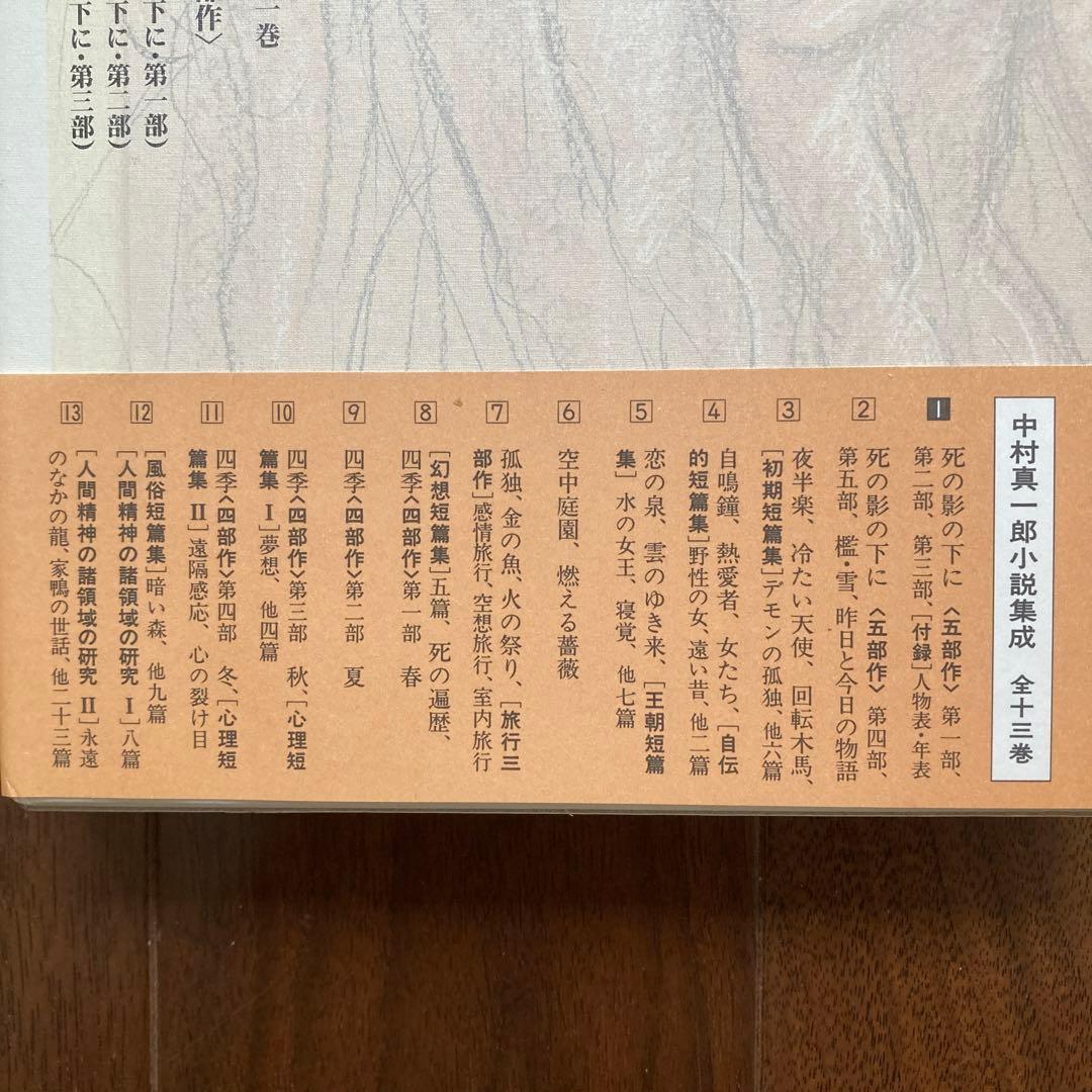 「中村真一郎小説集成」（1巻〜7巻、12巻の8冊セット）