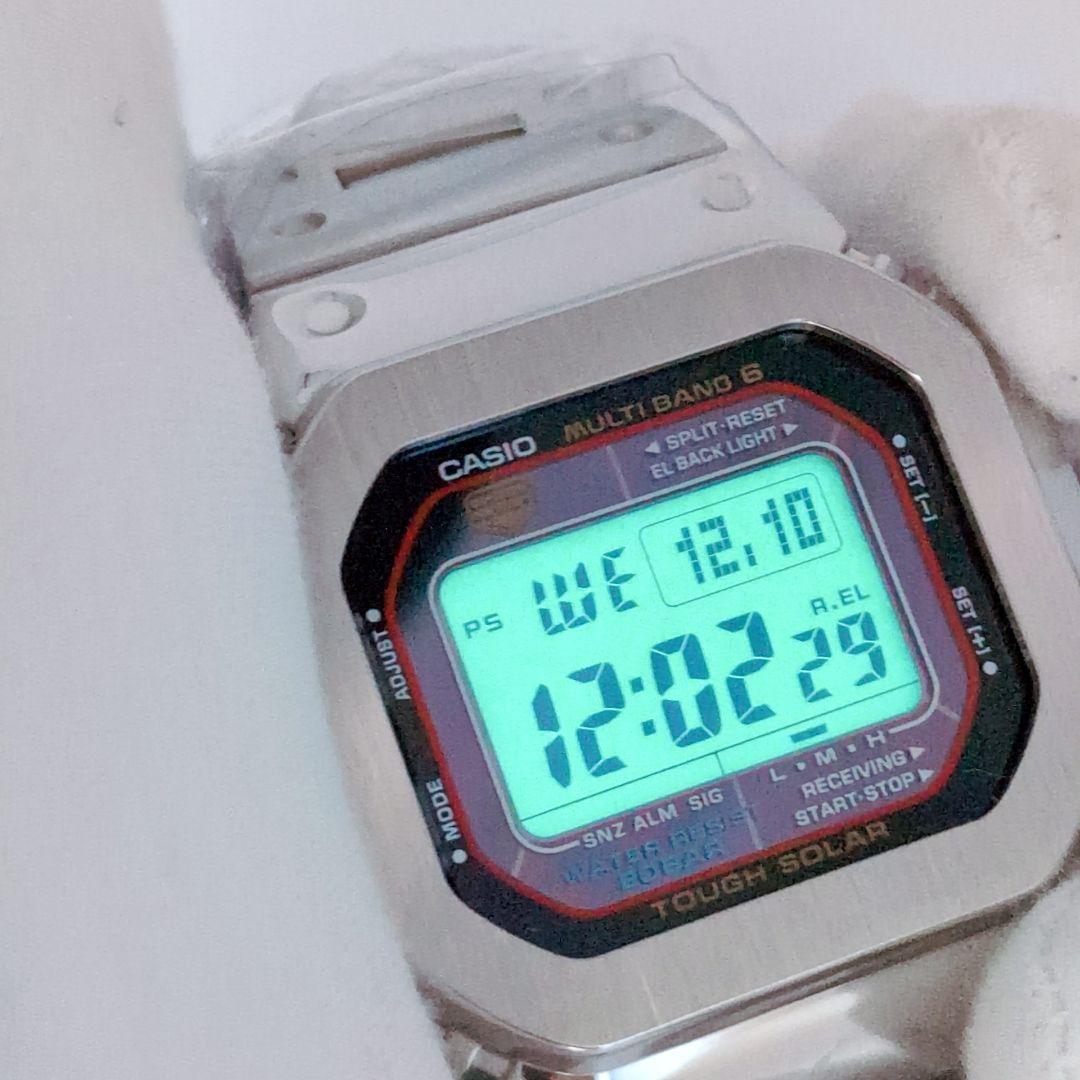 【稼働品】G-SHOCK GW-M5610 カスタム シルバー メタル