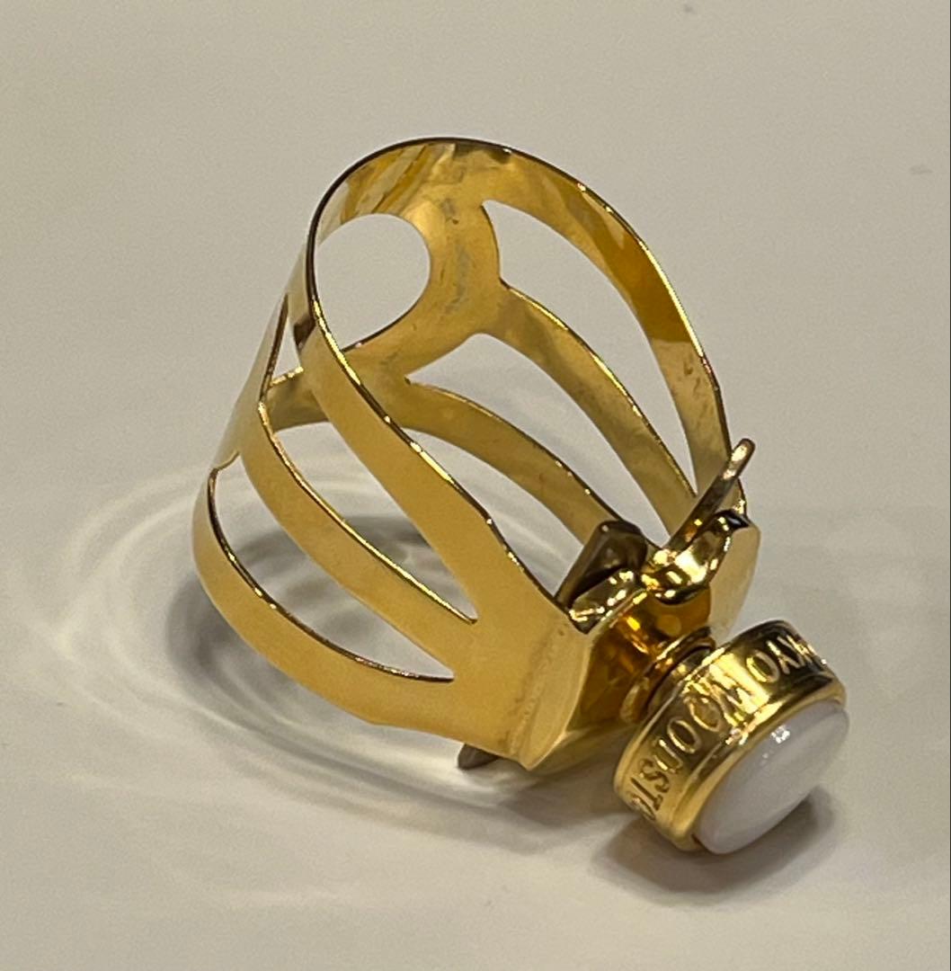 JM リガチャー【ウッドストーンCLASSIC】金メッキ メタル用#9