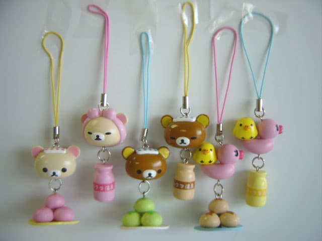 ♯Hpm16KTリラックマほっこり温泉ストラップ全6種