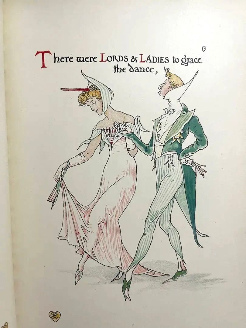 No.218レア 超希少 アンティーク 古書 洋書 絵本 ウォルター・クレイン