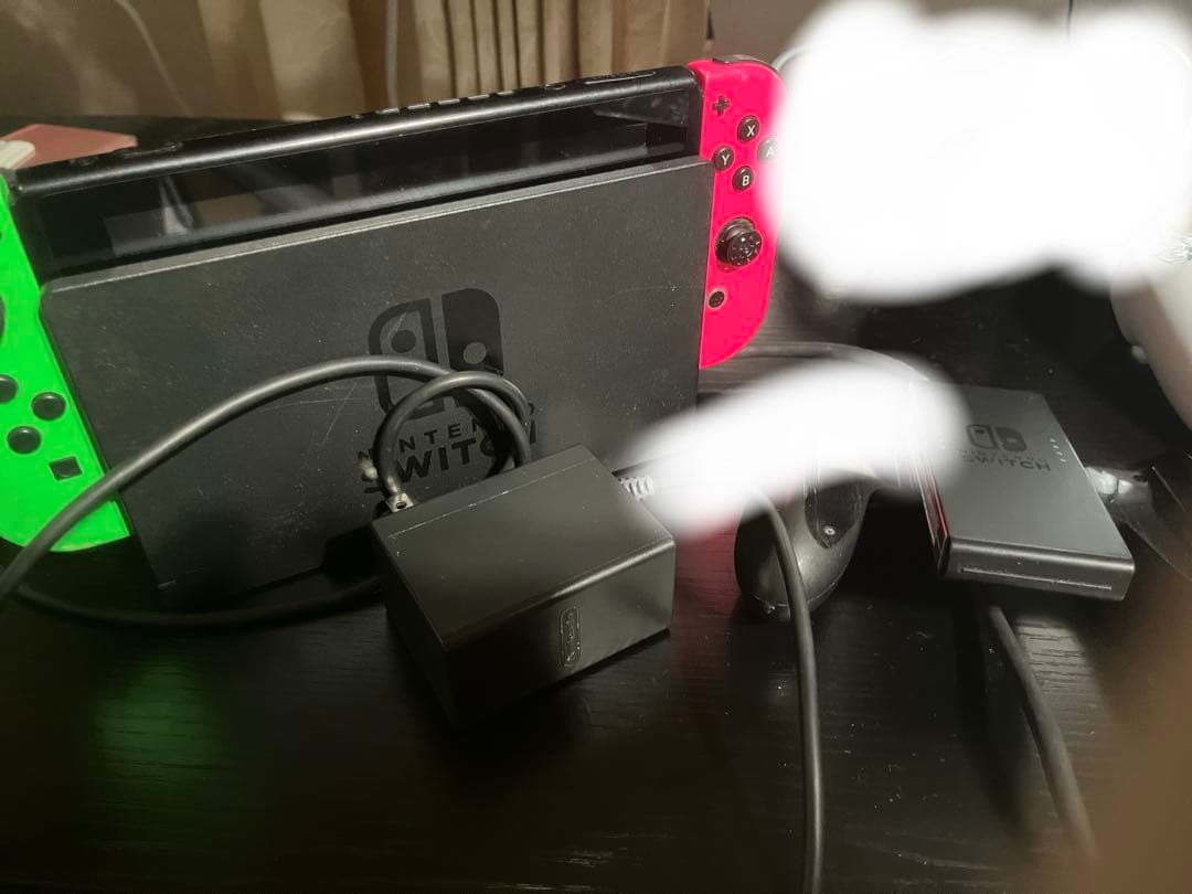 ハンサムNintendo Switch 本体 グリーン/レッド