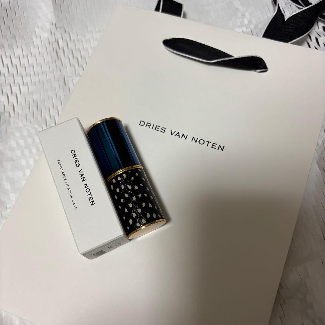 dries van noten ドリスヴァンノッテン　リップ　ケース　限定ブルー