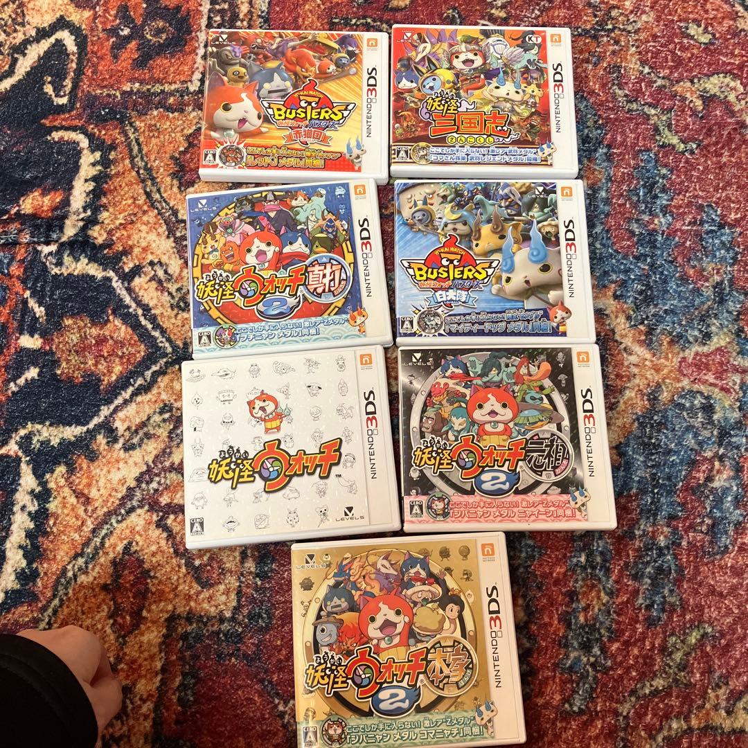 妖怪ウォッチ　3DS ソフト　7本セット