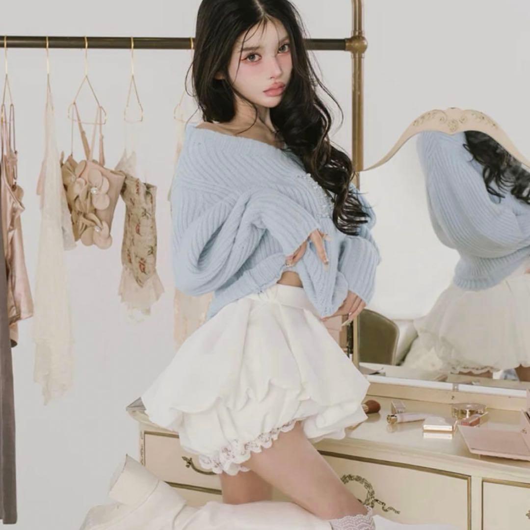 新品未使用タグ付き ダーリッチ　ミニスカート　darich 白　FREE