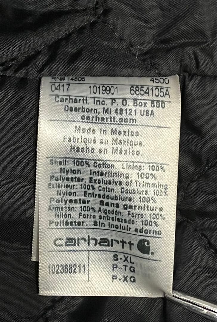 CARHARTT カーハート ミシガンチョアコート S ➕ DUCKHOOD