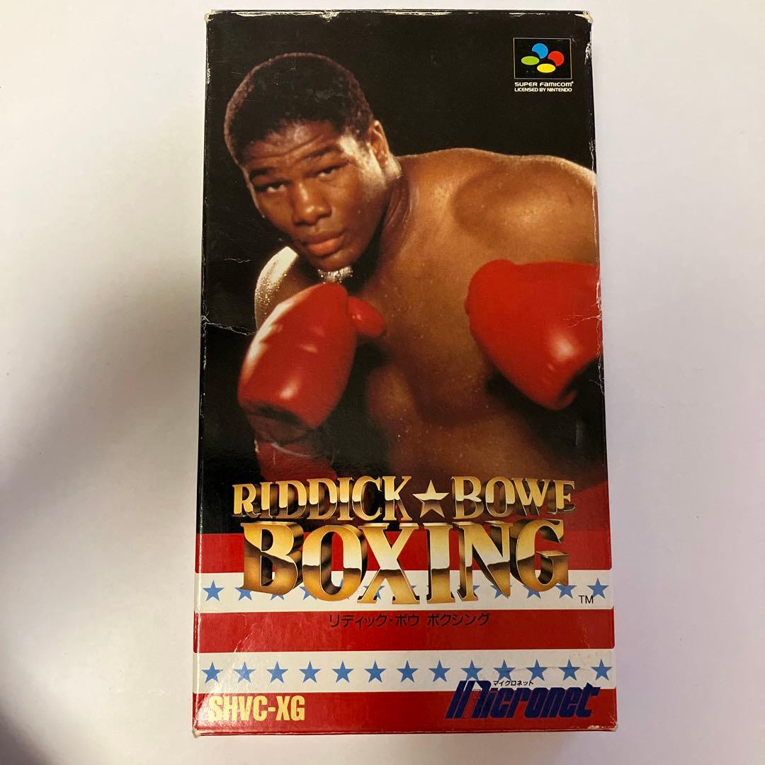 【激レア】【箱付・説無】スーパーファミコン　リディックボウ ボクシング