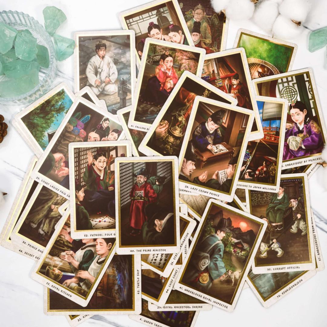 【正規品オラクルカード】入手困難✨史実をベースに韓国王朝王族を描く美麗デッキ
