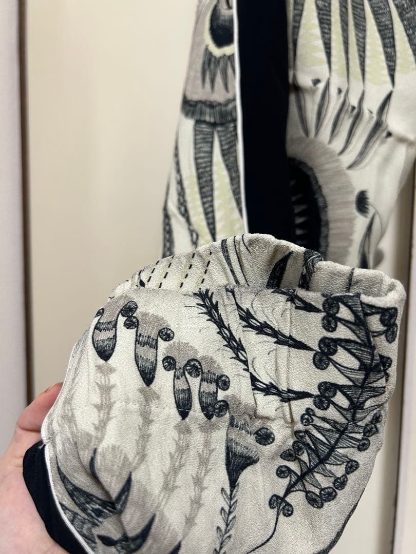 Dries Van Noten 18aw フェザー柄