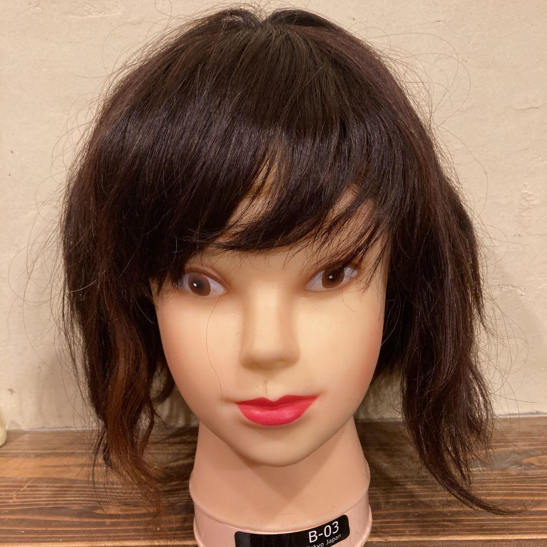 レミー人毛100% ミディアムゆるウェーブ　インナーカラー❣️