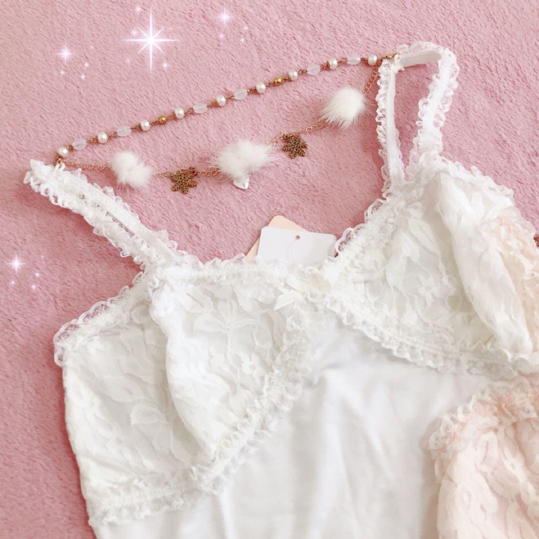 ☆LIZ LISAリズリサ☆チャーム付きインナーキャミソール2枚セット②☆新品