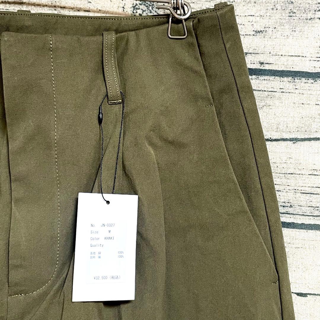 新品 JULYNINE タックパンツ カーキ 日本製 2024AW