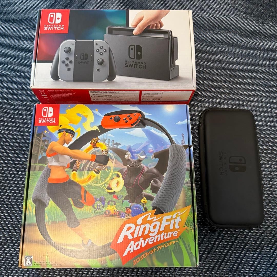 ニンテンドースイッチ 付属品完備 128GB リングフィットアドベンチャー