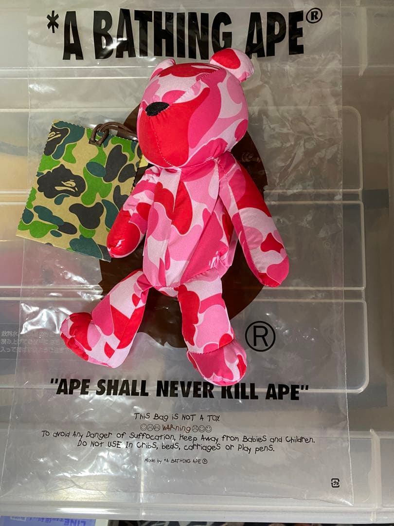 バッグ BAPE ABC CAMO BEAR ECO BAG
