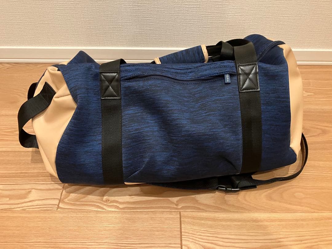 ゴルフ用　FIDRA ダッフルバッグ ネイビー/ベージュ