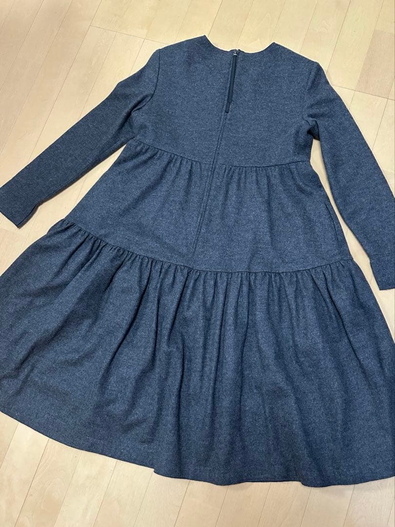 René basicティアードワンピース34♡チャコールグレー⭐️美品⭐️