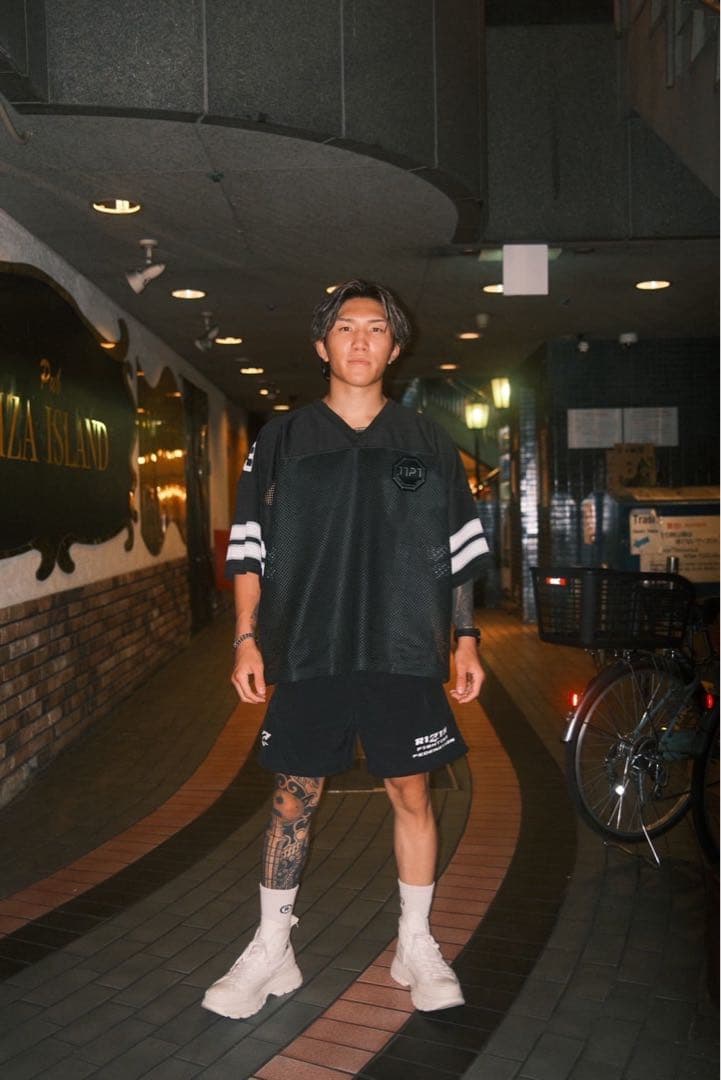 RIZIN 伊藤裕樹 JTPTフットボールシャツ Mサイズ