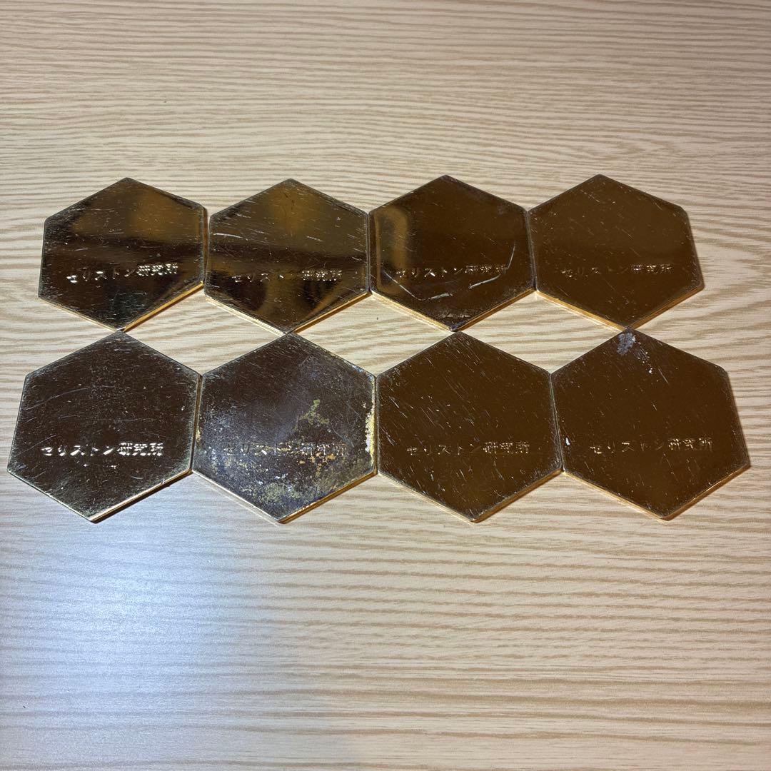 セリストン研究所　パワープレート大　直径約6cm 厚み 3mm ×8