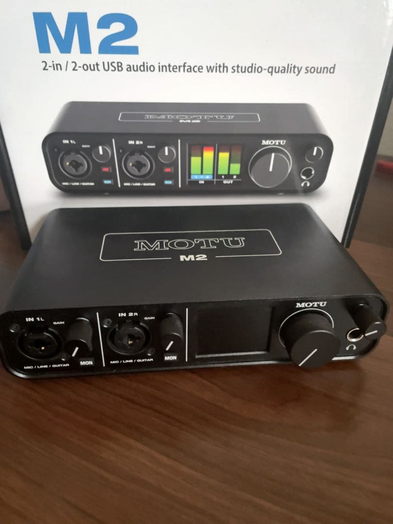 MOTU M2オーディオインターフェイス