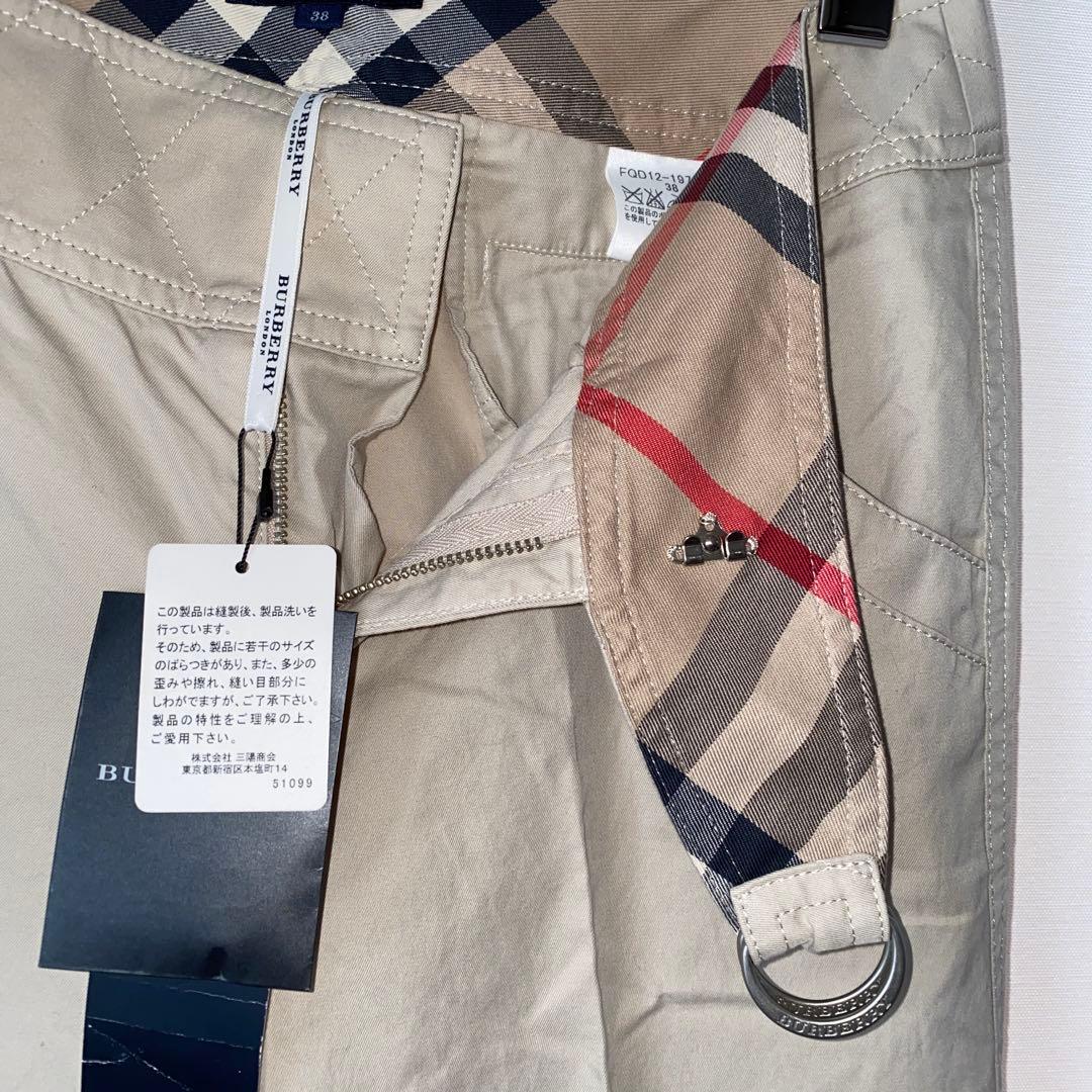 【タグ付き新品】バーバリーパンツ　綿100% チノパン　日本製　ゴルフ