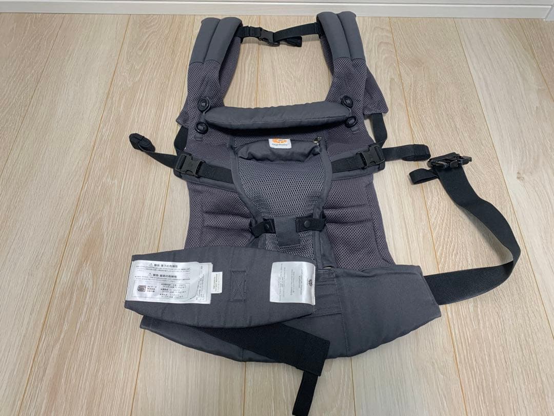 【付属品完備】エルゴ アダプト グレー 抱っこ紐 2個セット ウエストベルト付き