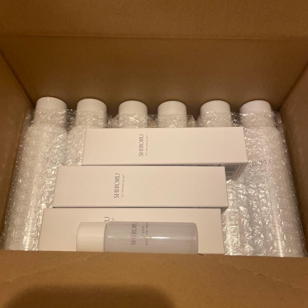 クリスタルホイップ6本+薬用ホワイトニングゲル3本+試供エッセンスウォーター1本