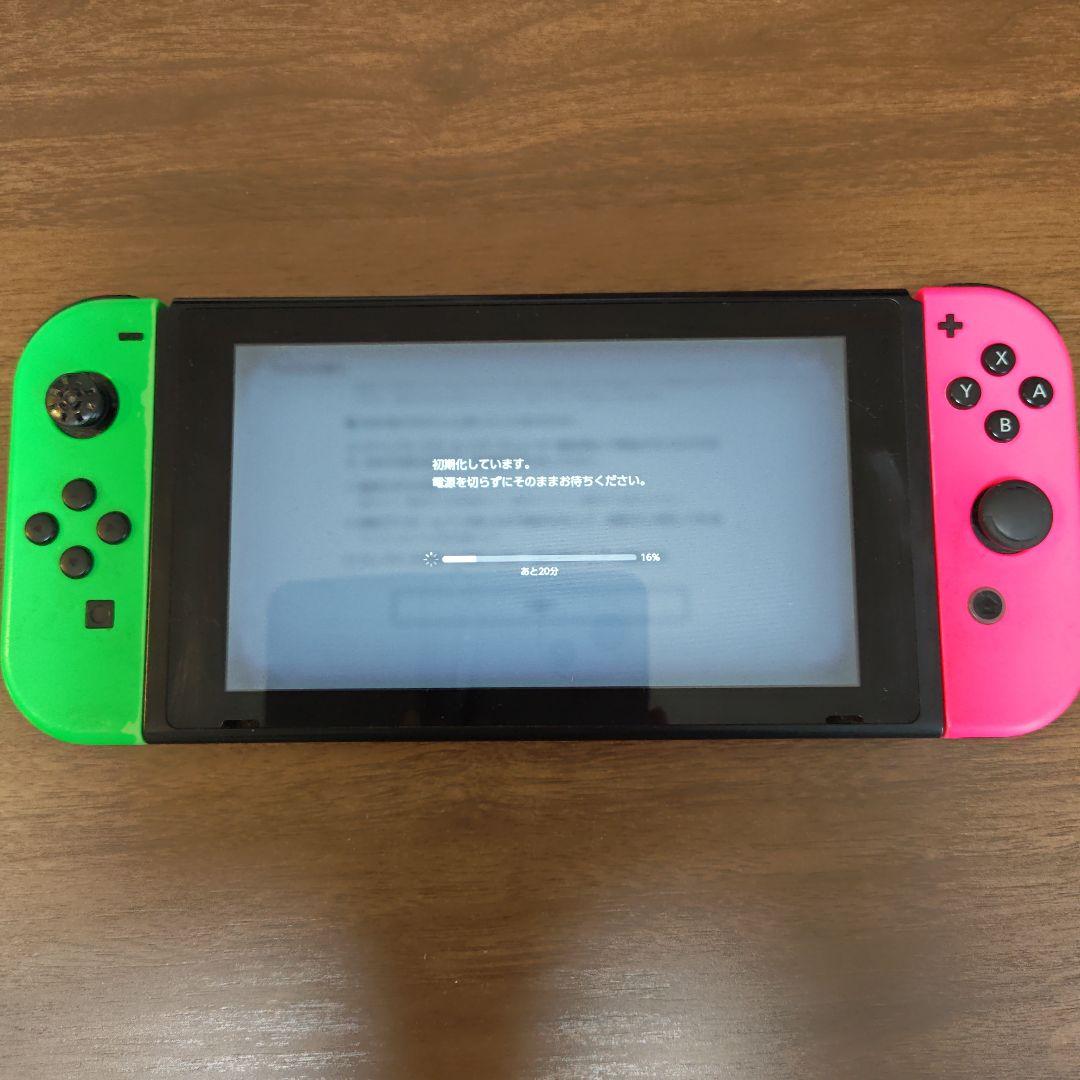 Nintendo Switch グリーン/ピンク 本体