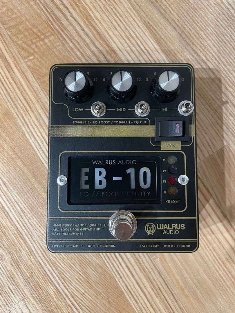 ギター Walrus Audio EB-10 Preamp EQ WAL-EB10#B