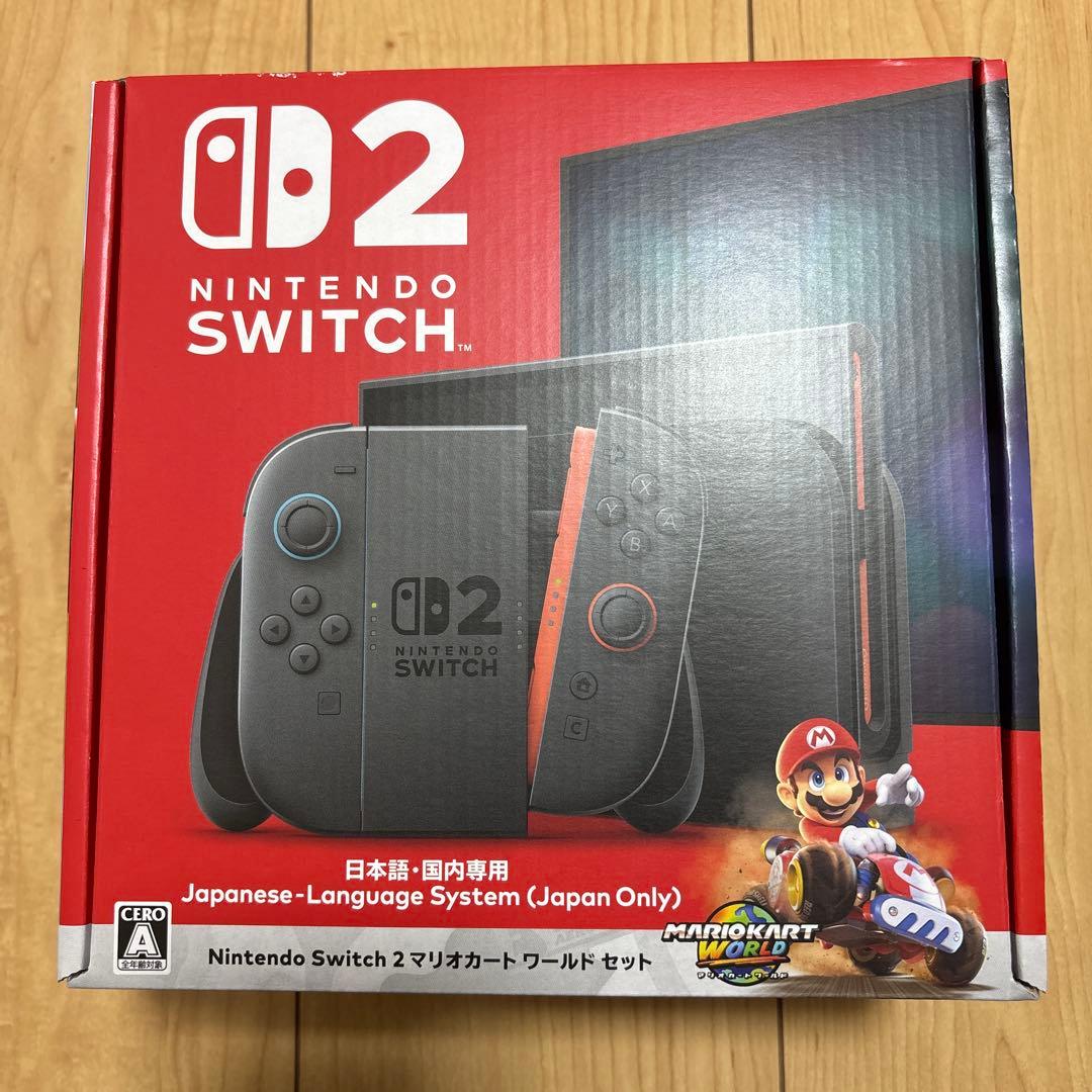 新品未開NintendoSwitchD2日本語専用本体マリオカートワールドセット