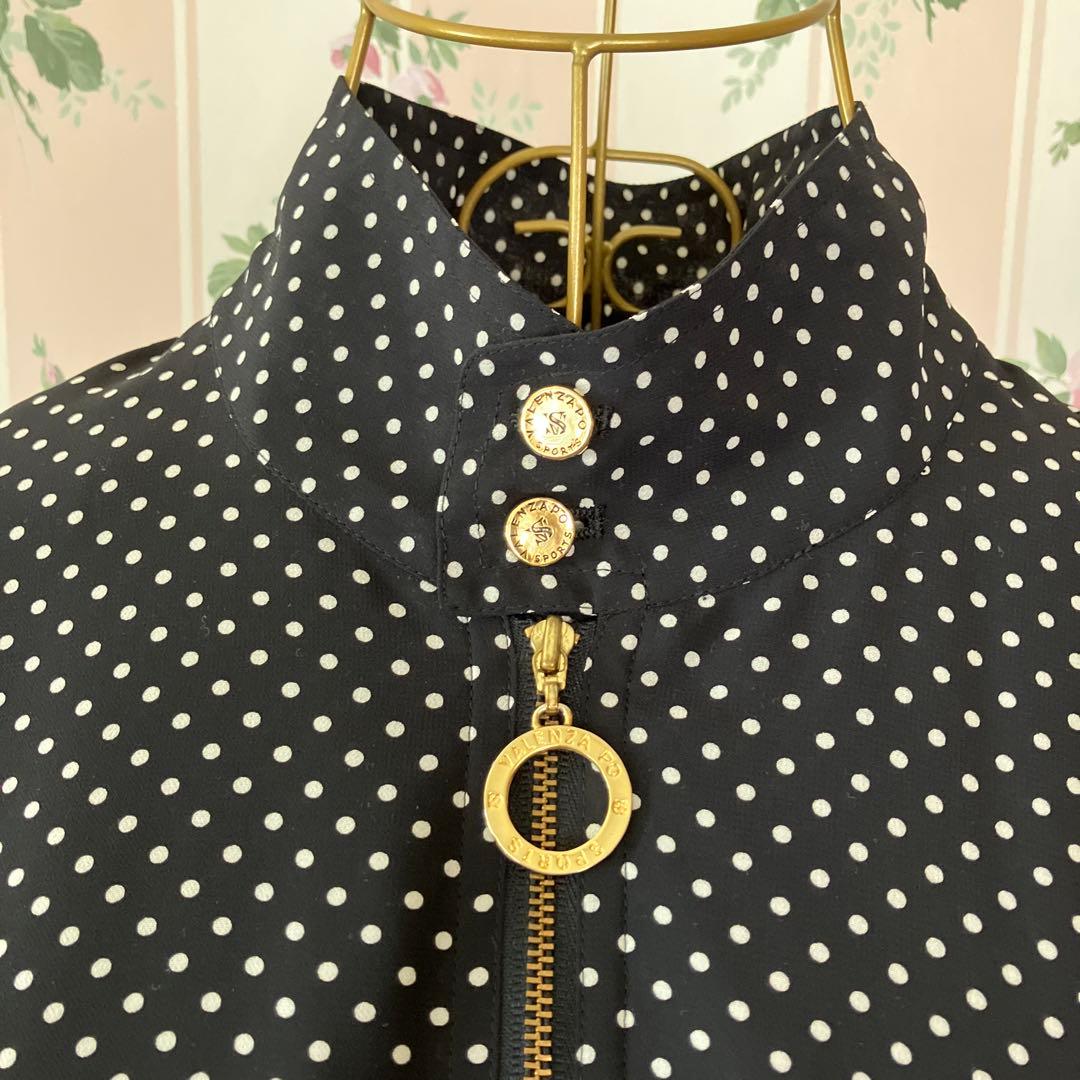 【バレンザ・ポー】　美品　ゴルフウェア　ブルゾン＆キュロットスカート　透け感