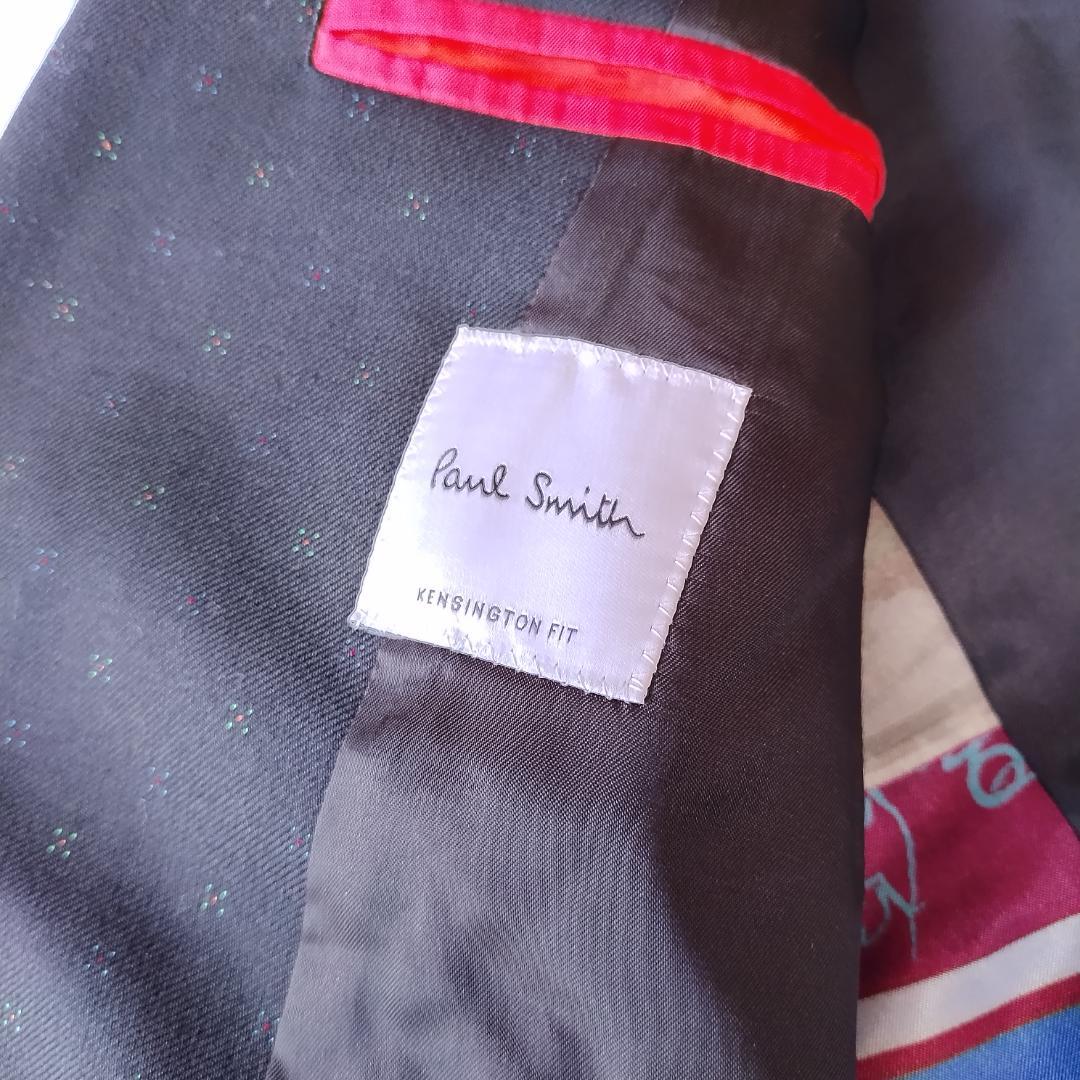 美品☆ポールスミス セットアップ スカートスーツ ブラック マルチカラー 本 L