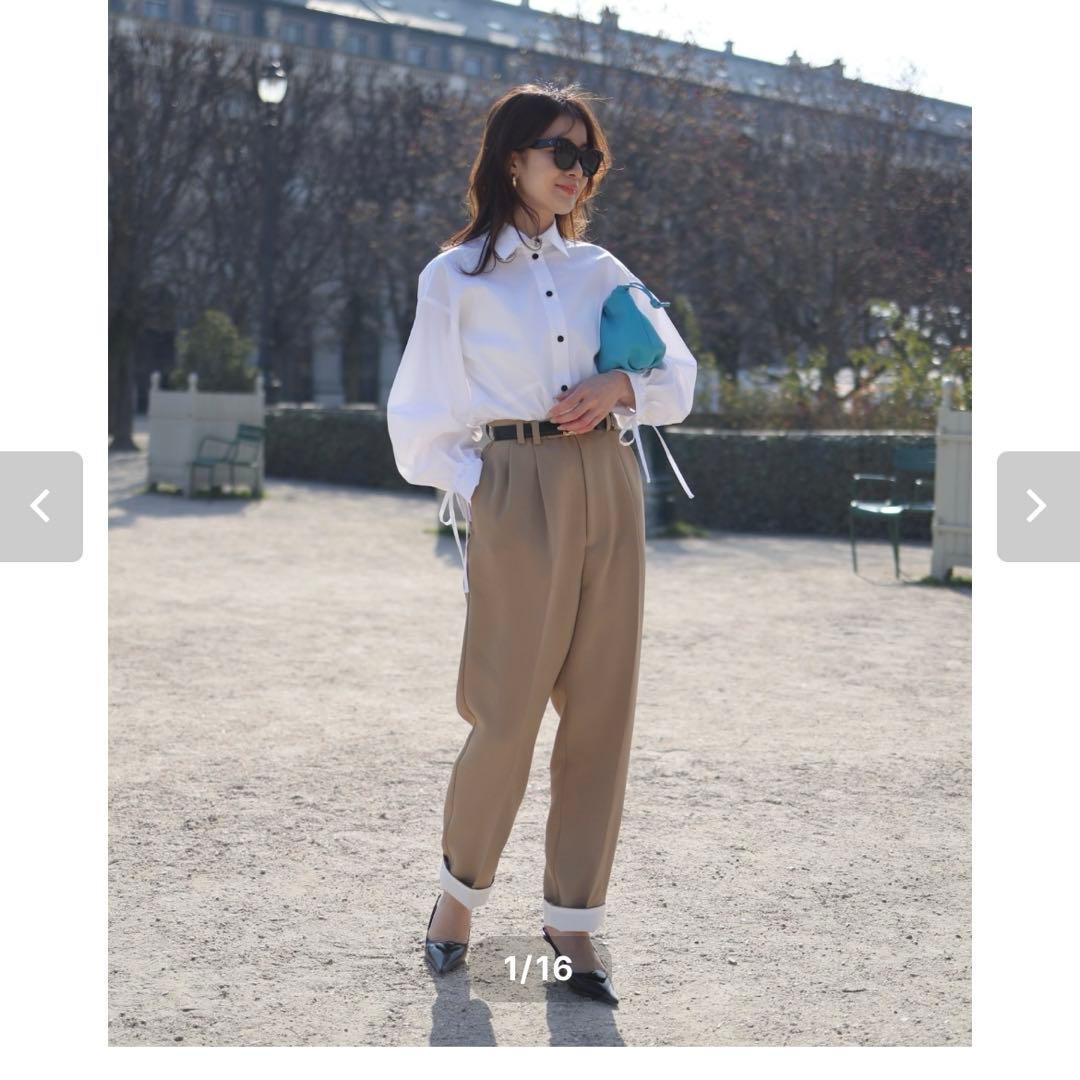 macha　gypsohila White Hempants ベージュ