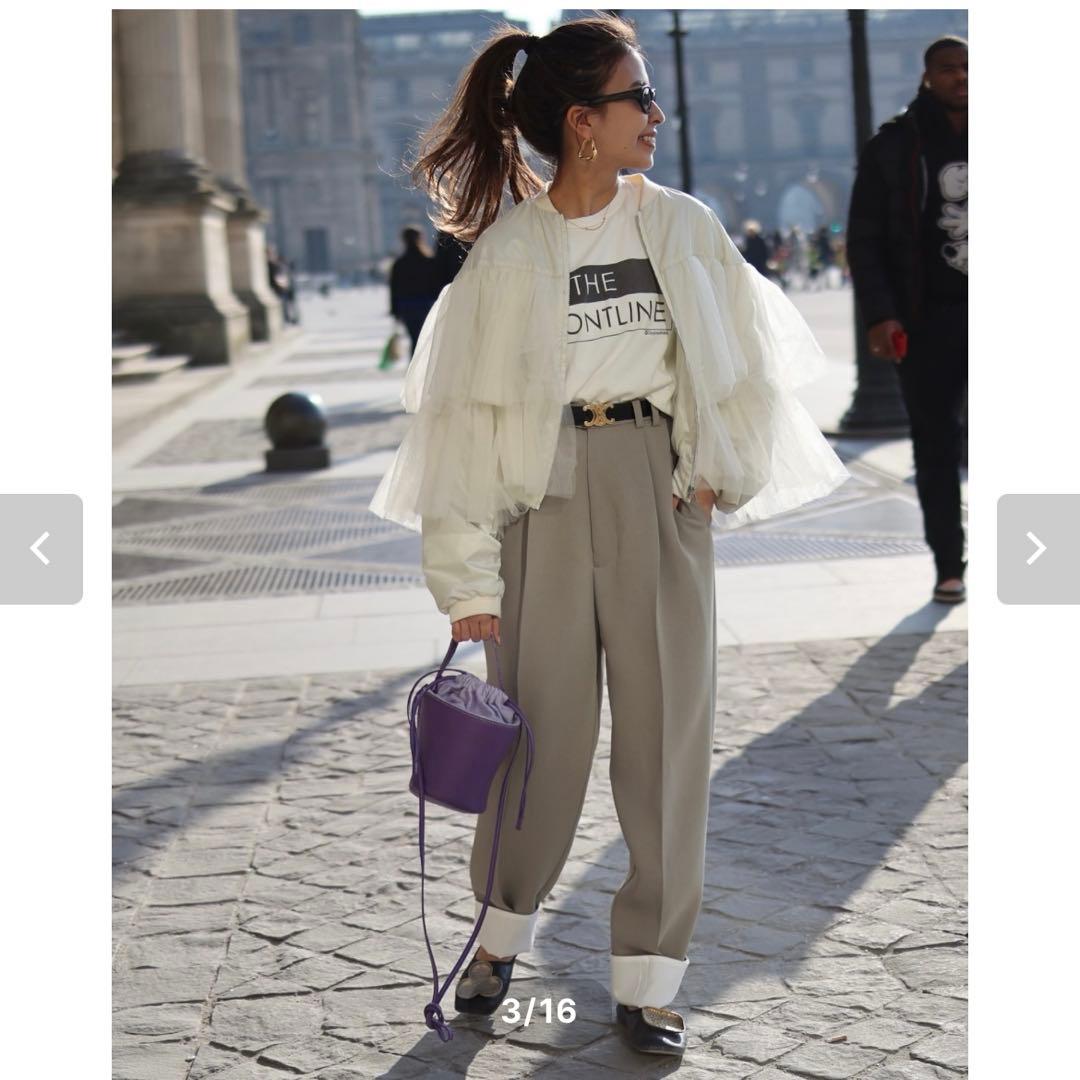 macha　gypsohila White Hempants ベージュ