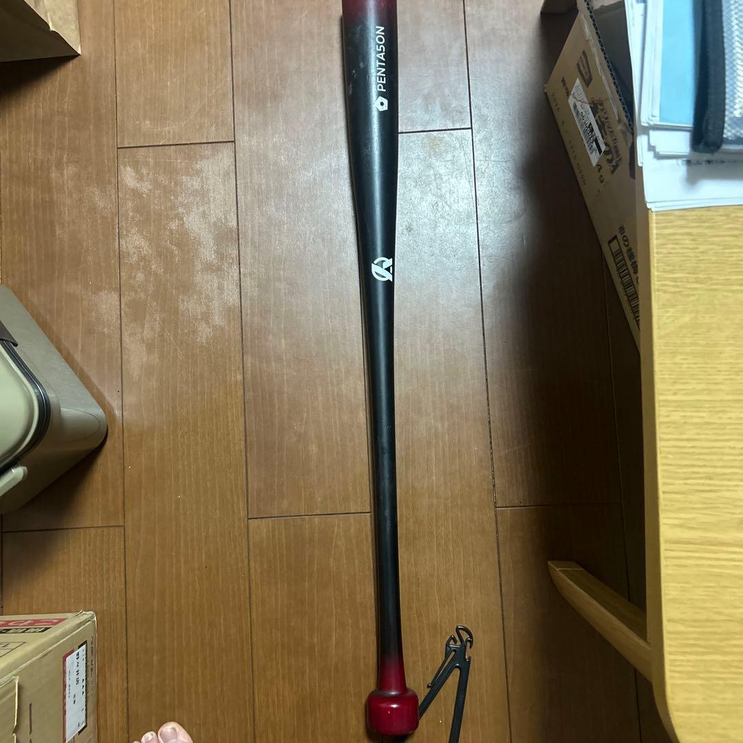 PENTASON 硬式バット 黒/赤