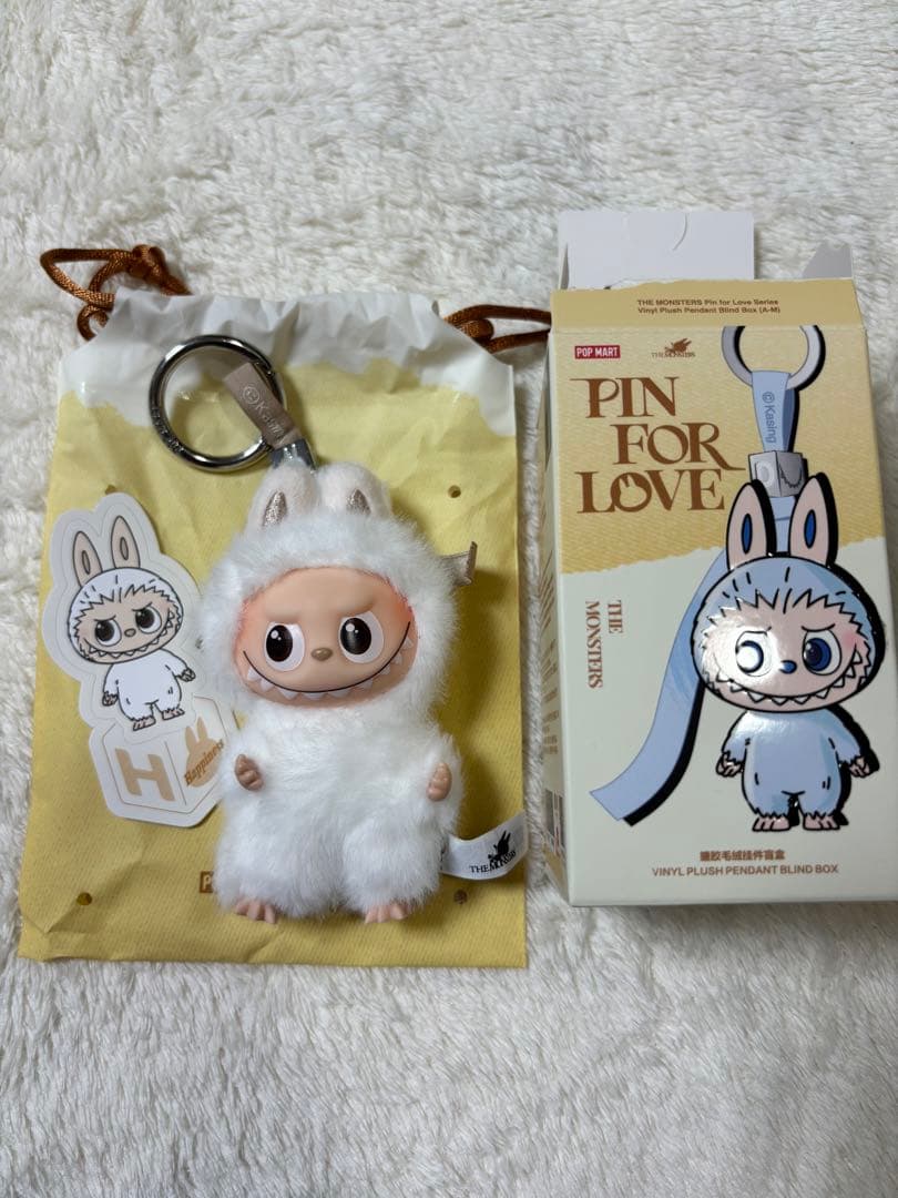 ラブブ　LABUBU PIN FOR LOVE ぬいぐるみペンダント(H)