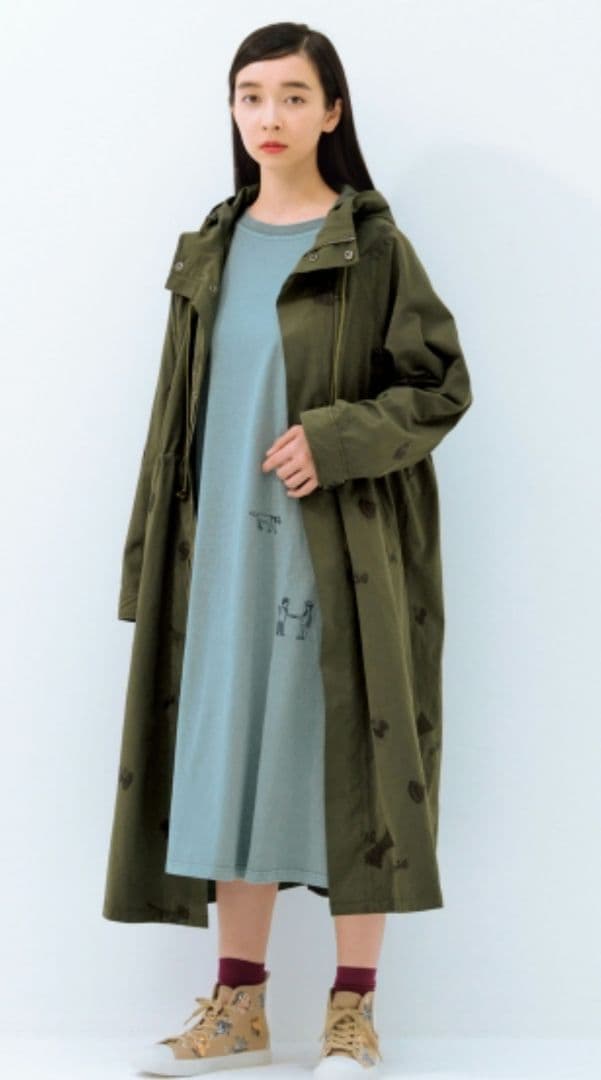 スーパーハッカ　刺繍モッズコート