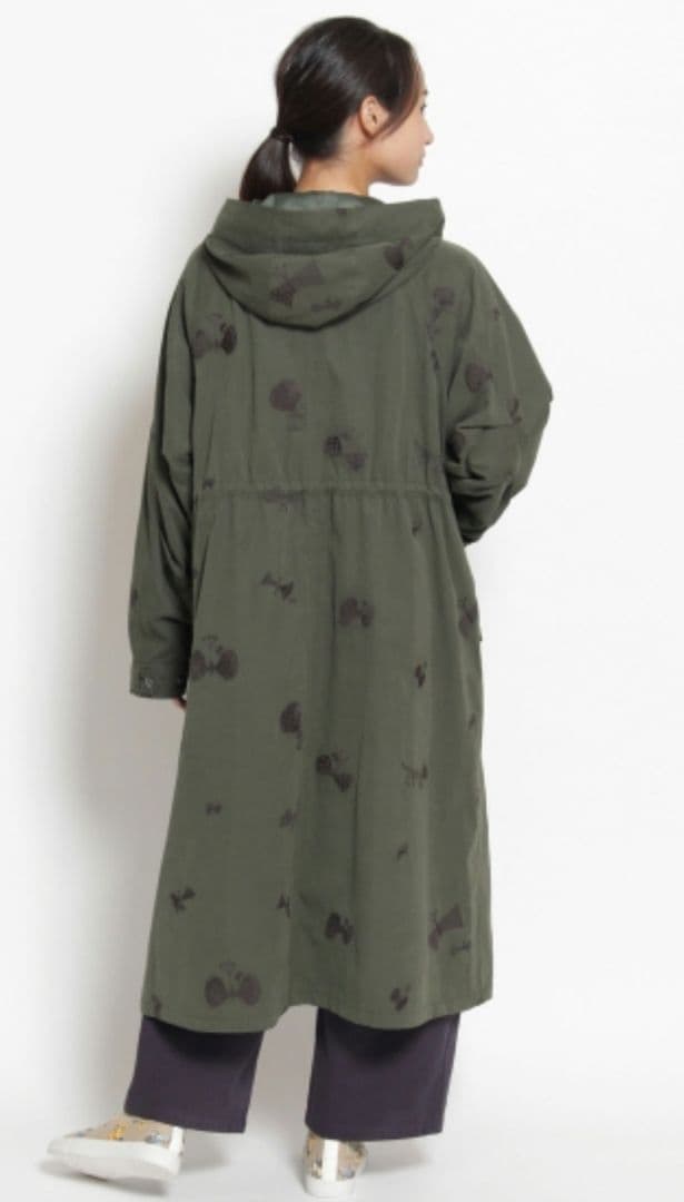 スーパーハッカ　刺繍モッズコート