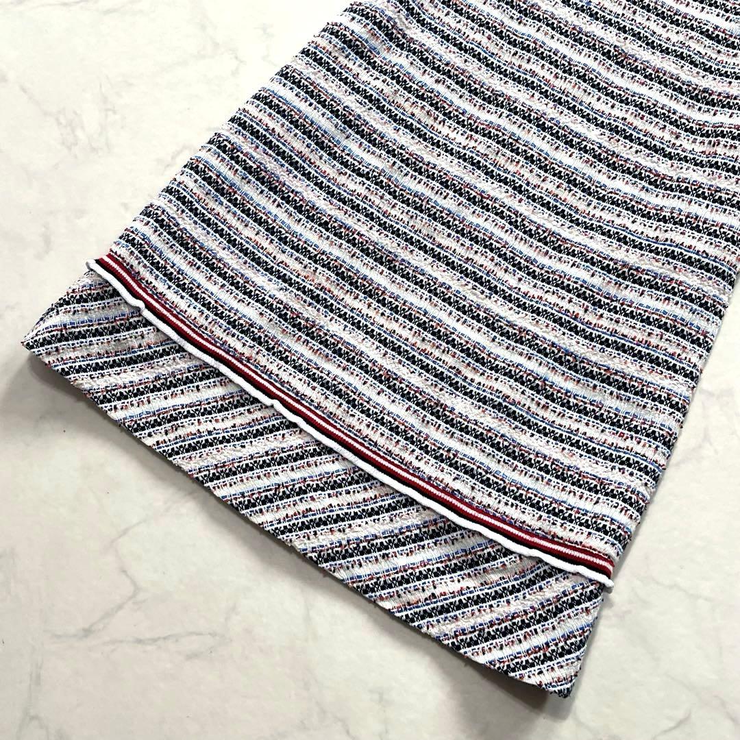 極美品☆Rene ルネ【マリアケント社】ミックスツイードワンピース　36