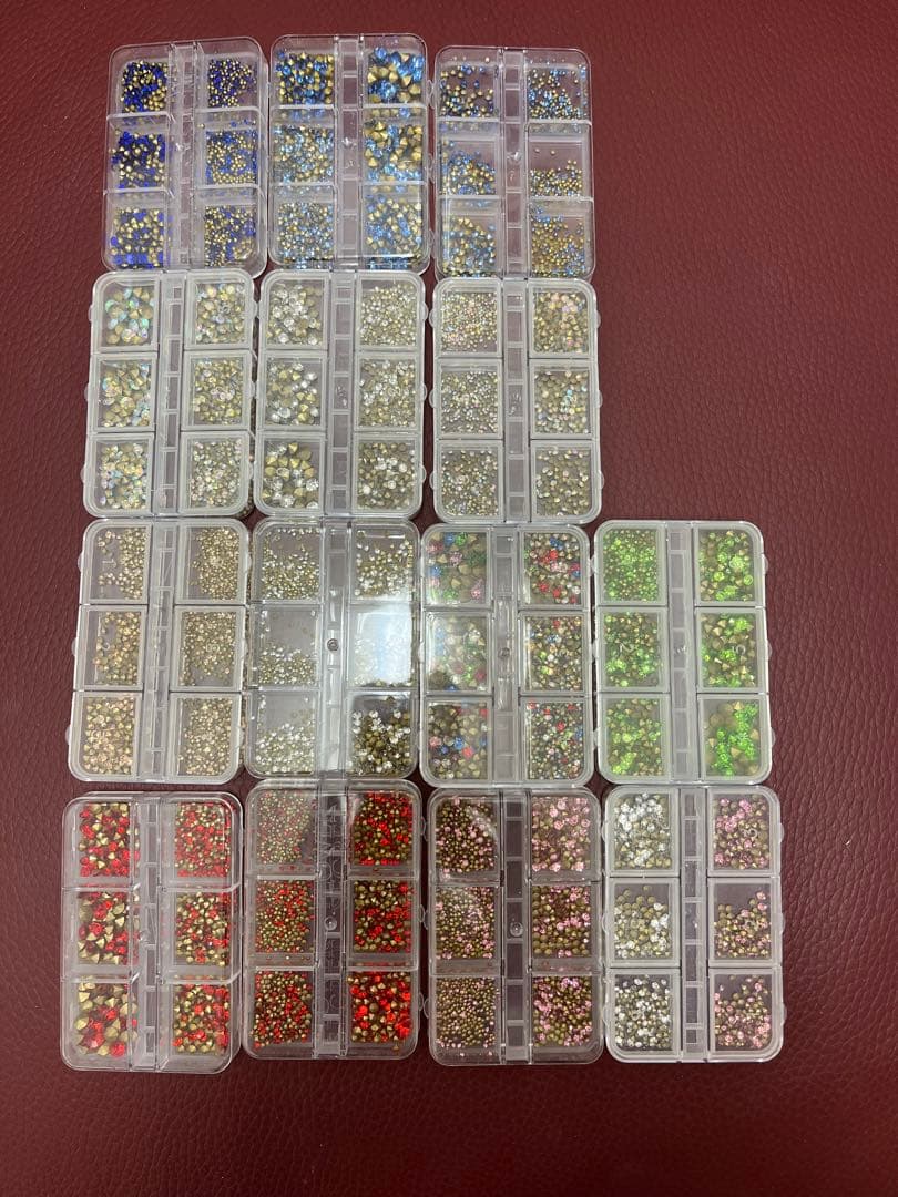 ネイル　パーツ　14ケース