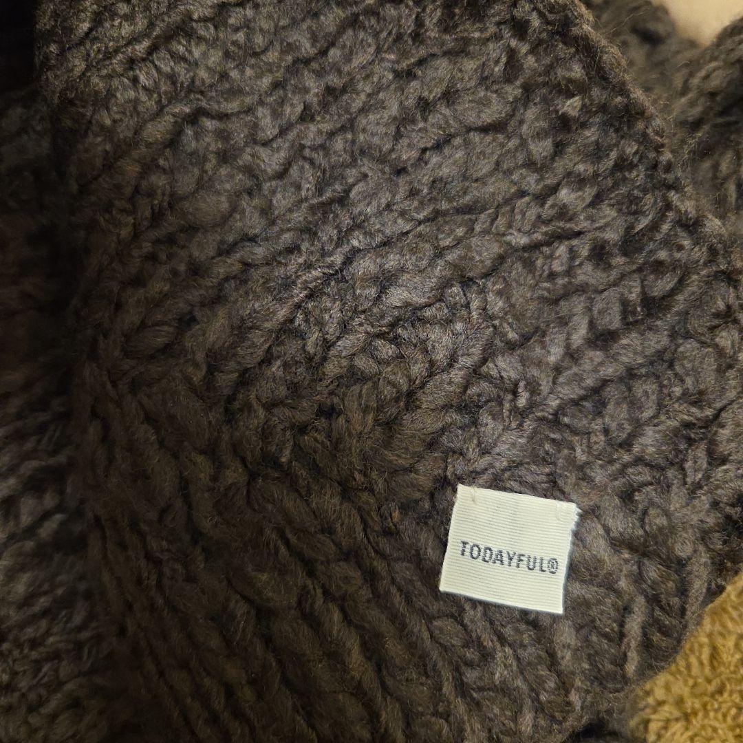 TODAYFUL Mix Knit Scarf ミックスニットスカーフ
