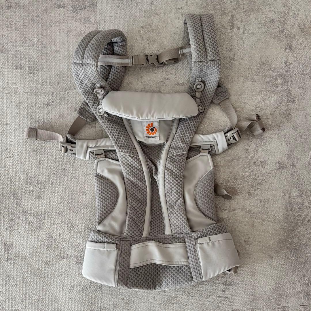 【値下げ不可】エルゴベビー　抱っこ紐 オムニブリーズ　パールグレー