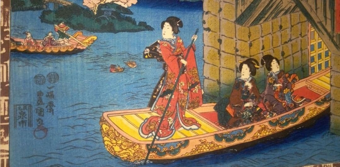 浮世絵、其姿紫乃写絵、三代歌川豊国画