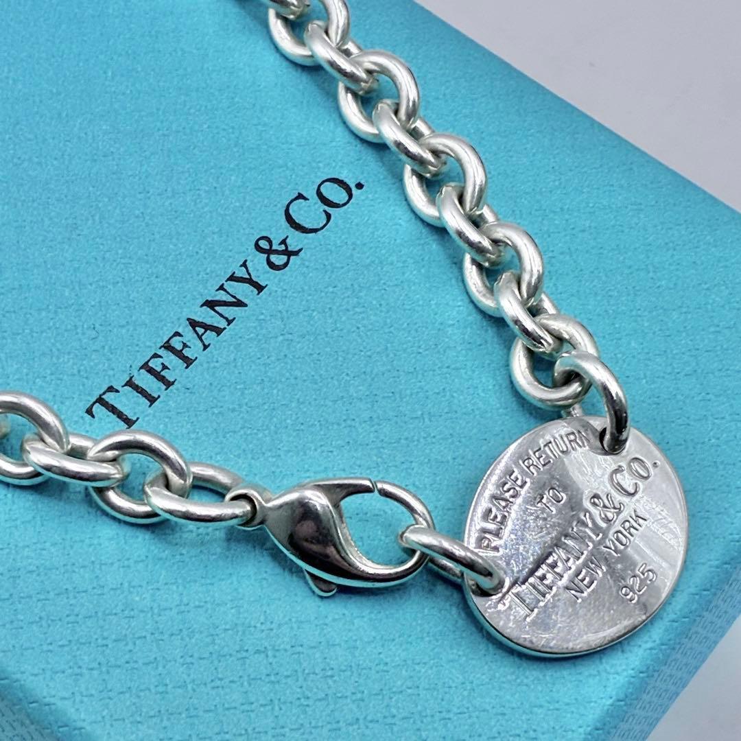 【袋付き】ティファニー　リターントゥ　オーバルタグ　チョーカー　ネックレス