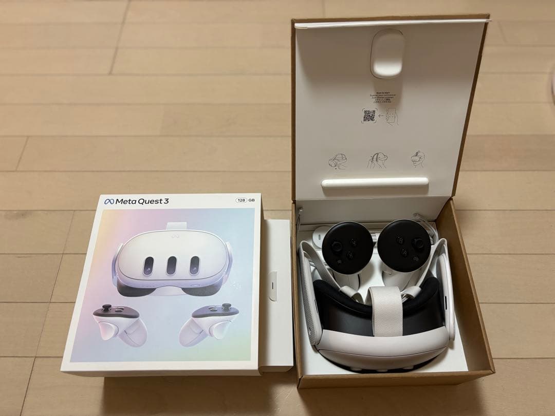 【動作確認済】 Quest 3 128GB VRヘッドセット