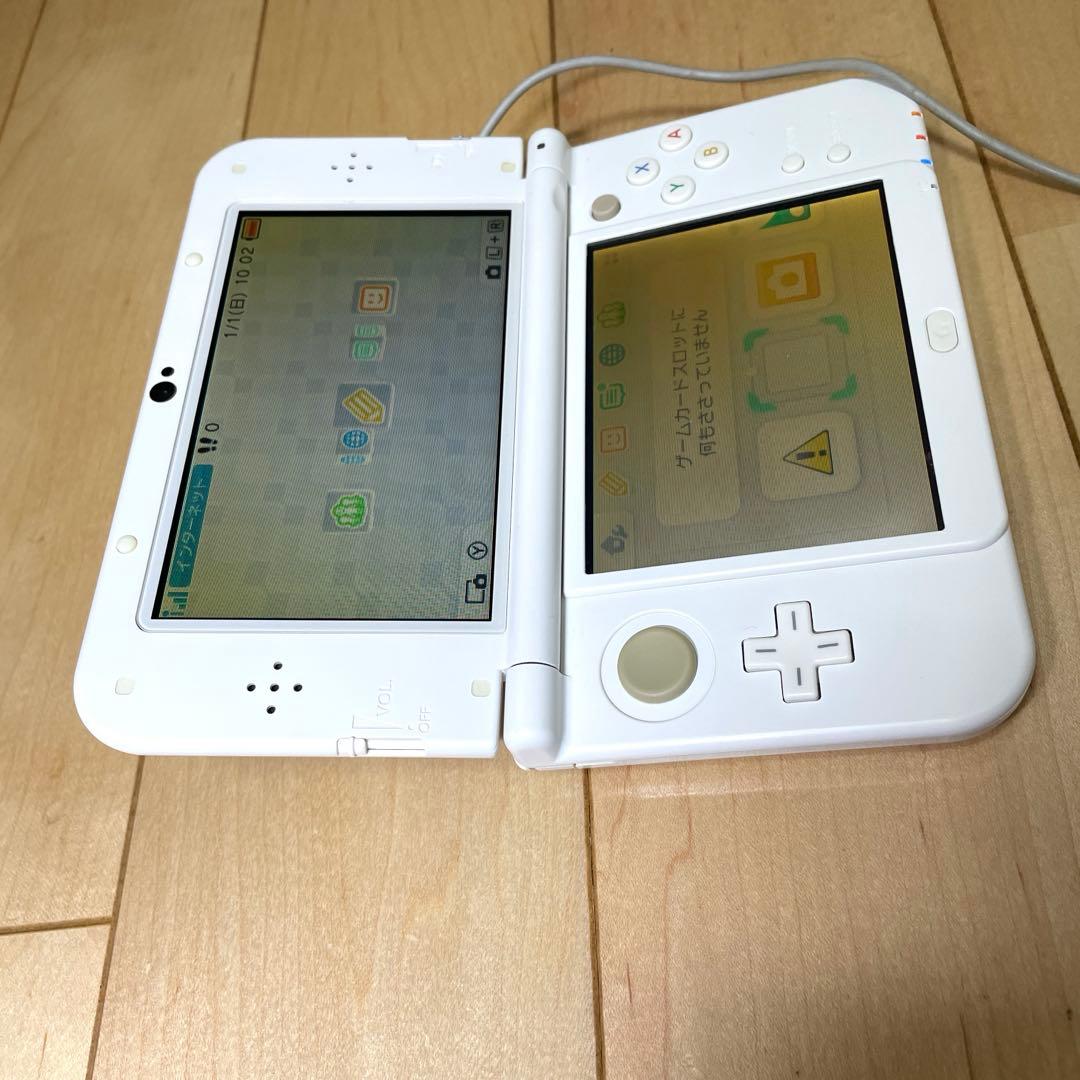 【画面ヤケあり】Newニンテンドー3DSLL パールホワイト