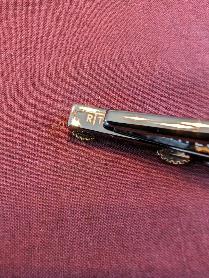 新品　タテオシアンのタイバー　タイピン　タテオシアン氏の直筆サインボックス入り