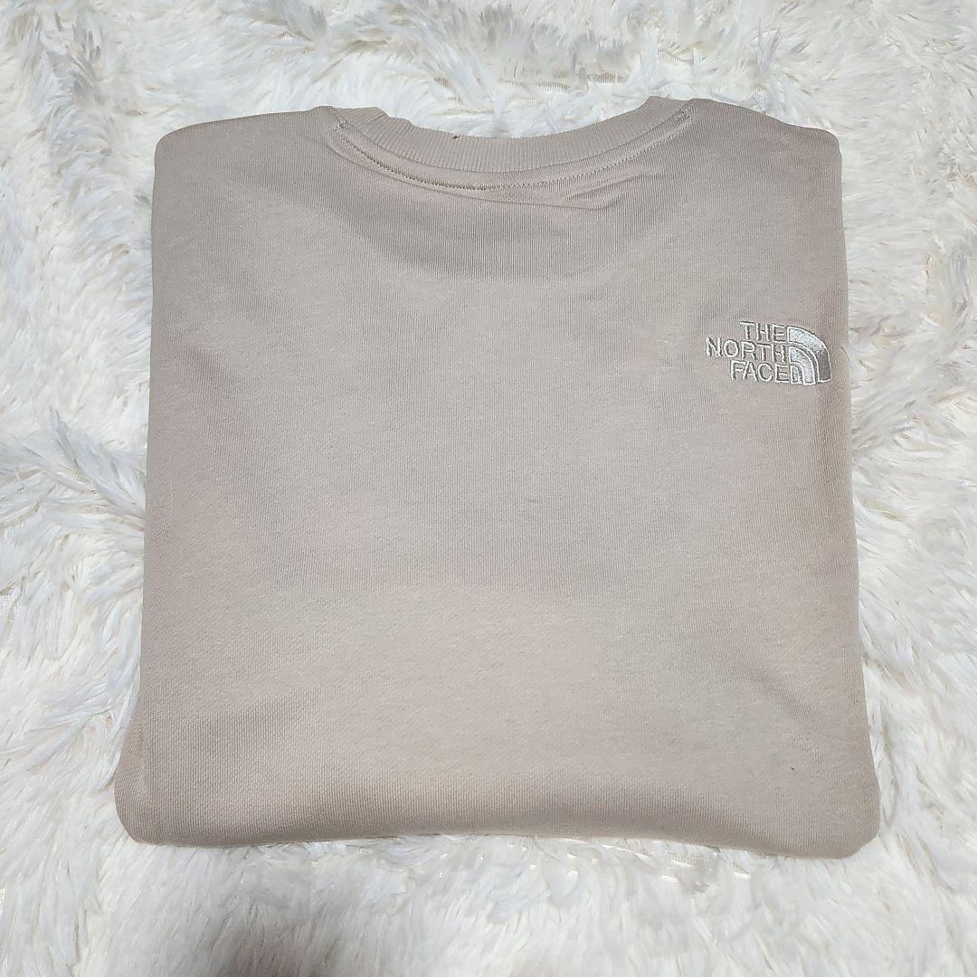 ノースフェイス　 スウェット トレーナー L 韓国　ベージュ　ブラウン　メンズ